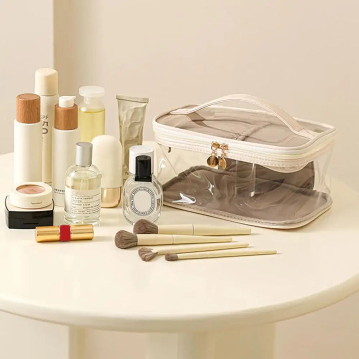 Levoire | Grande Trousse De Maquillage Étanche En Pvc Transparent