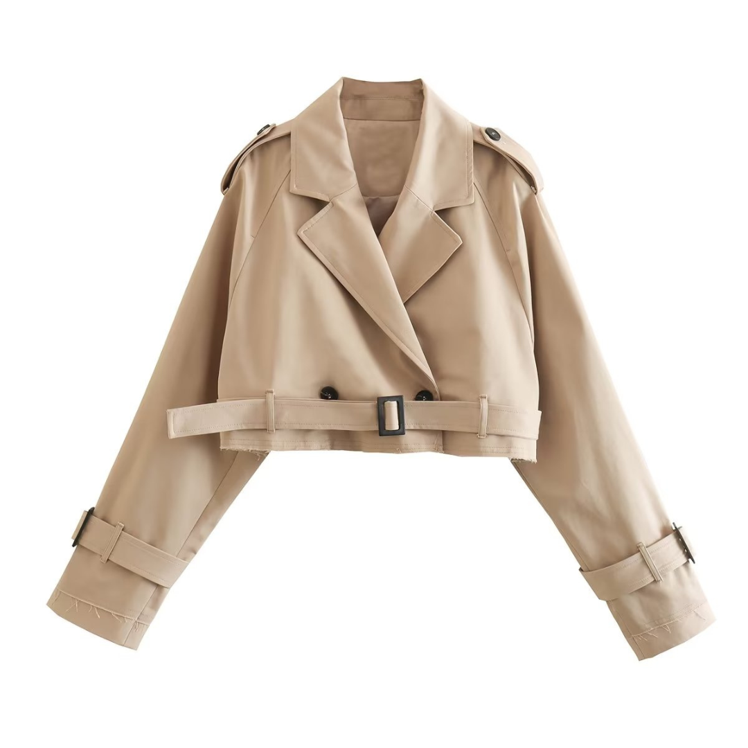 Levoire | Veste courte pour femmes chic et moderne Beige