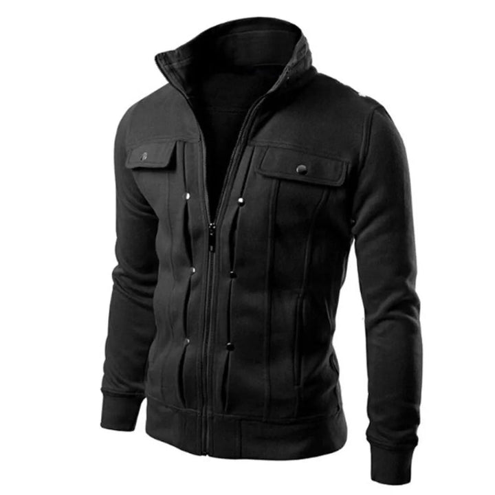 Levoire | Veste À Manches Longues Chaude Avec Zip Noir