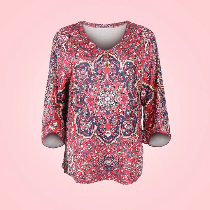 Levoire | Blouse Boho Élégance Avec Manches Bouffantes