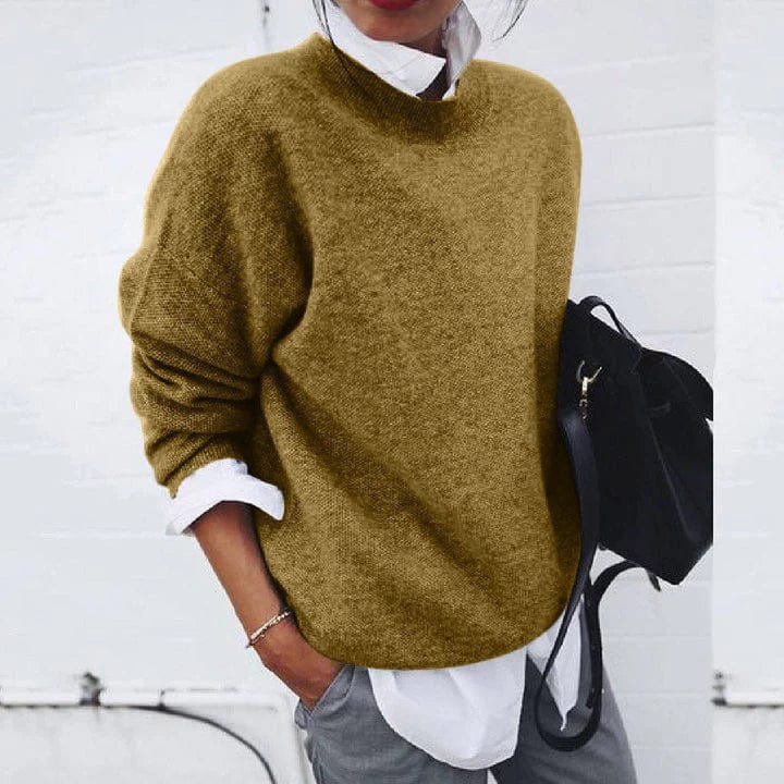 Levoire | Doux et confortable pull en cachemire Caqui