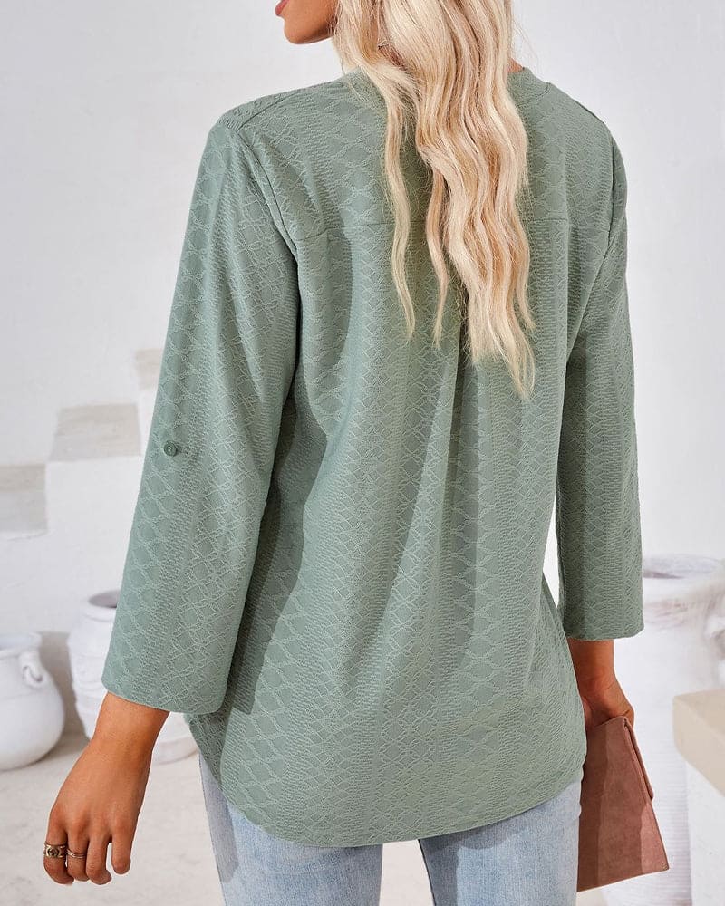 Levoire | Élégante Blouse Pour Dames Avec Décolleté En V
