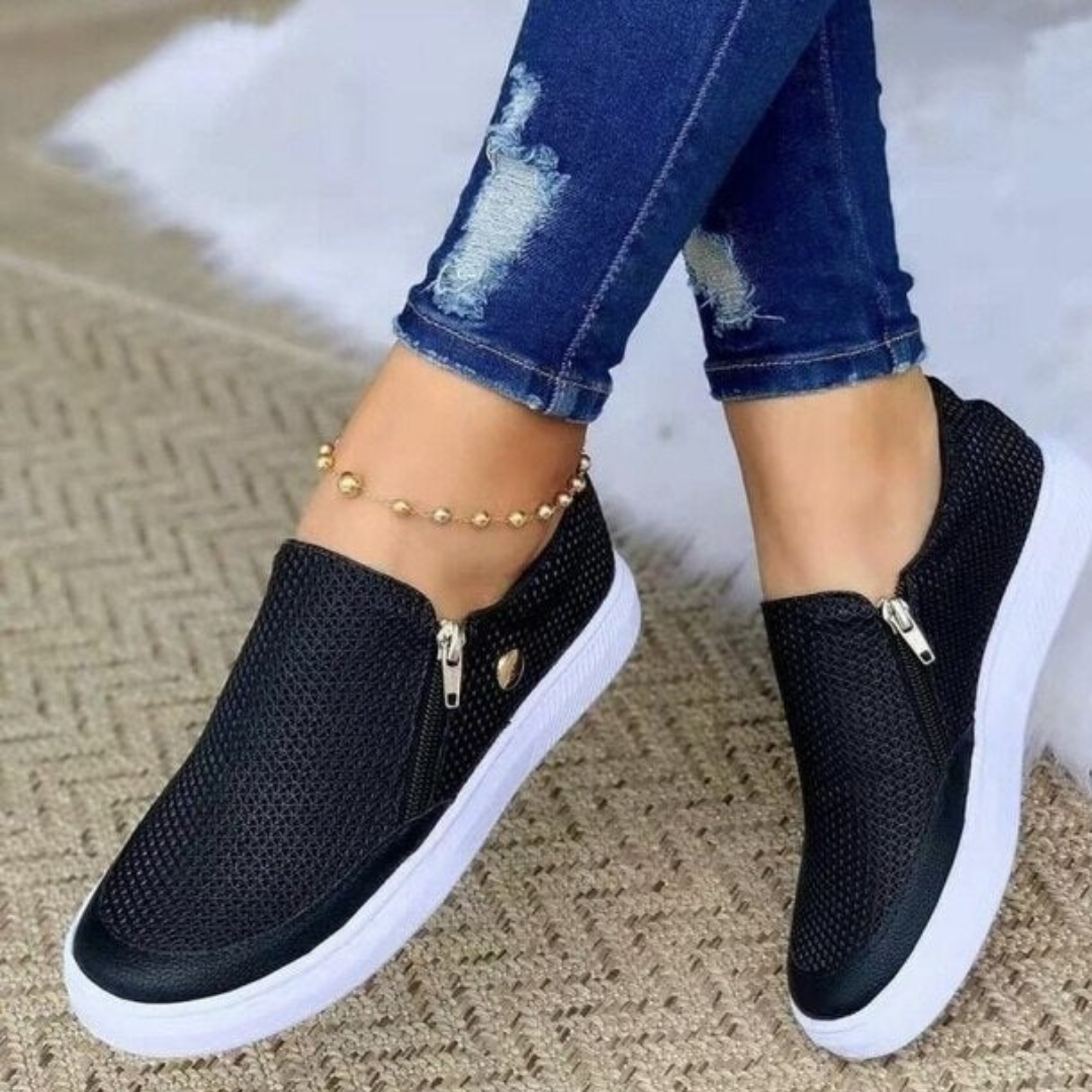 Levoire | Baskets À Glissière Latérale Pour - Femmes - Décontracté Noir