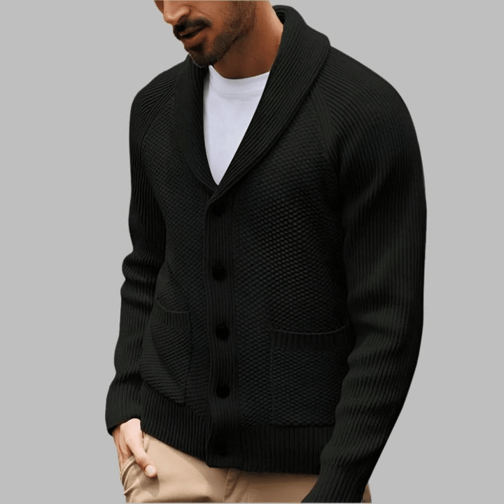 Levoire | Manteau En Laine Avec Col Noir