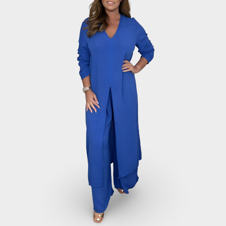 Levoire | Ensemble de printemps deux pièces léger Bleu