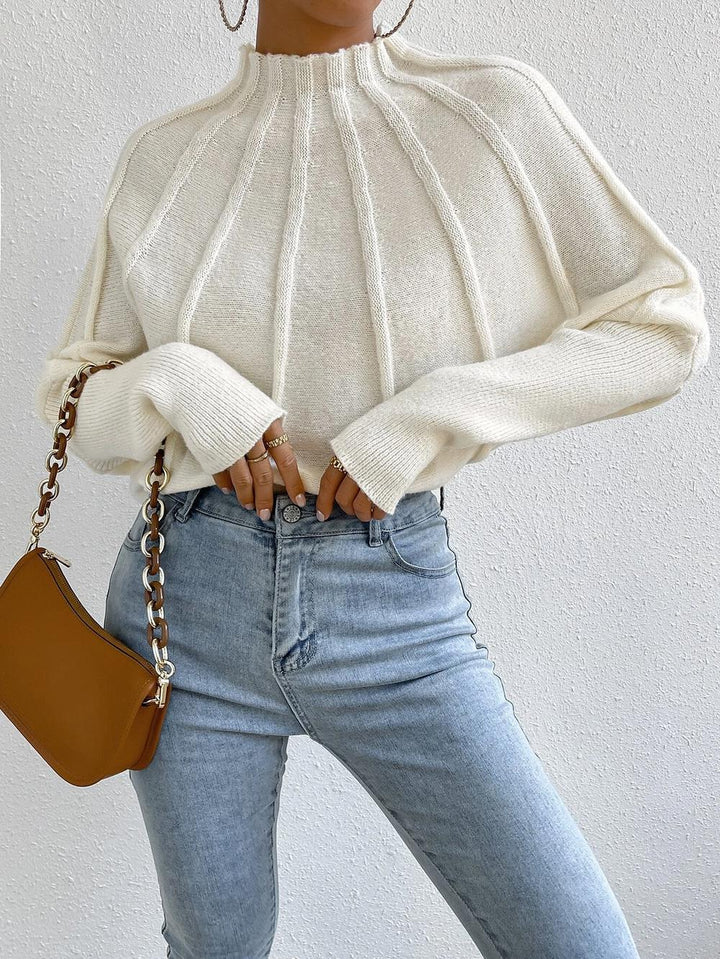 Levoire | Pull En Tricot Avec Manches Chauve-Souris Et Sensation Cachemire