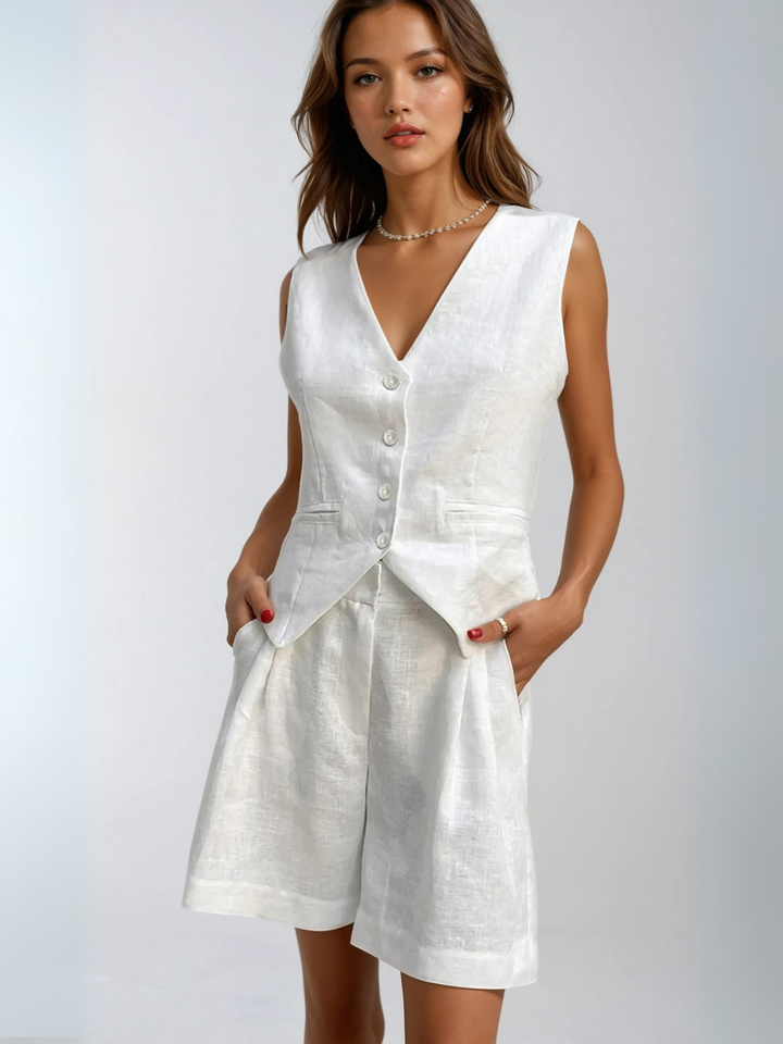 Levoire | Gilet & Shorts Série Compatible Rento Blanc
