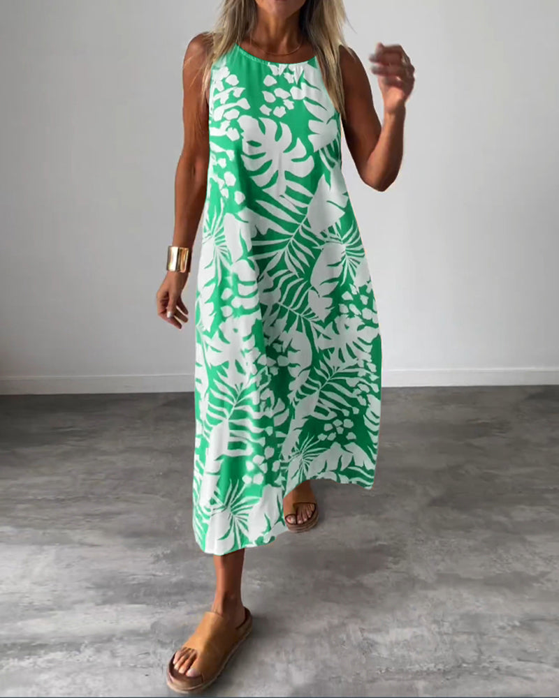 Levoire | Robe V-Aukko Sans Épaules Dos Dégagé Vert