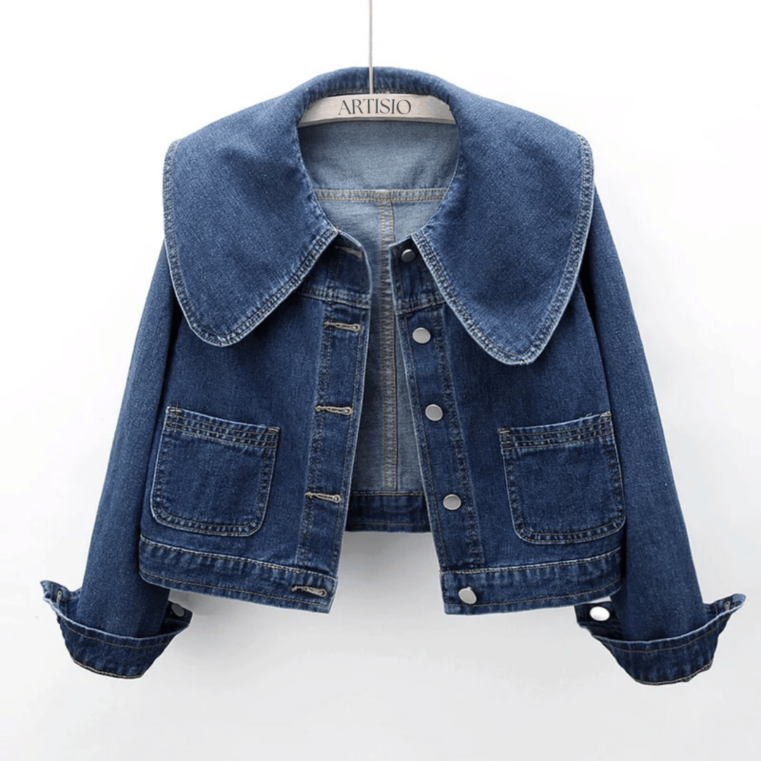 Levoire | Ludwig Denim Jacket Unique Sailor Collar & One Button Closure XXL