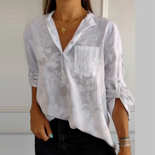 Levoire | Blouse À Manches Longues Avec Motif Floral
