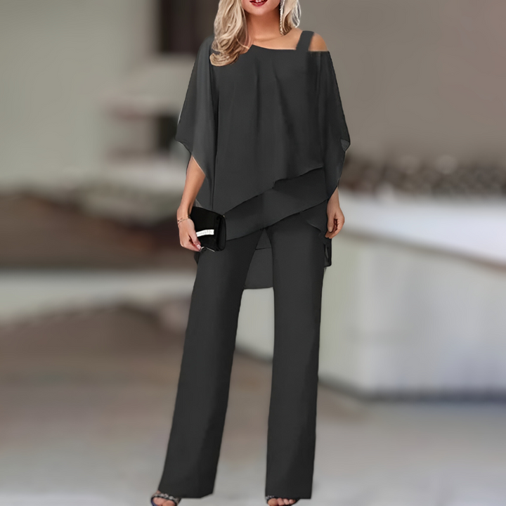 Levoire | Super Beau Ensemble Deux Pièces Pour Femmes Noir