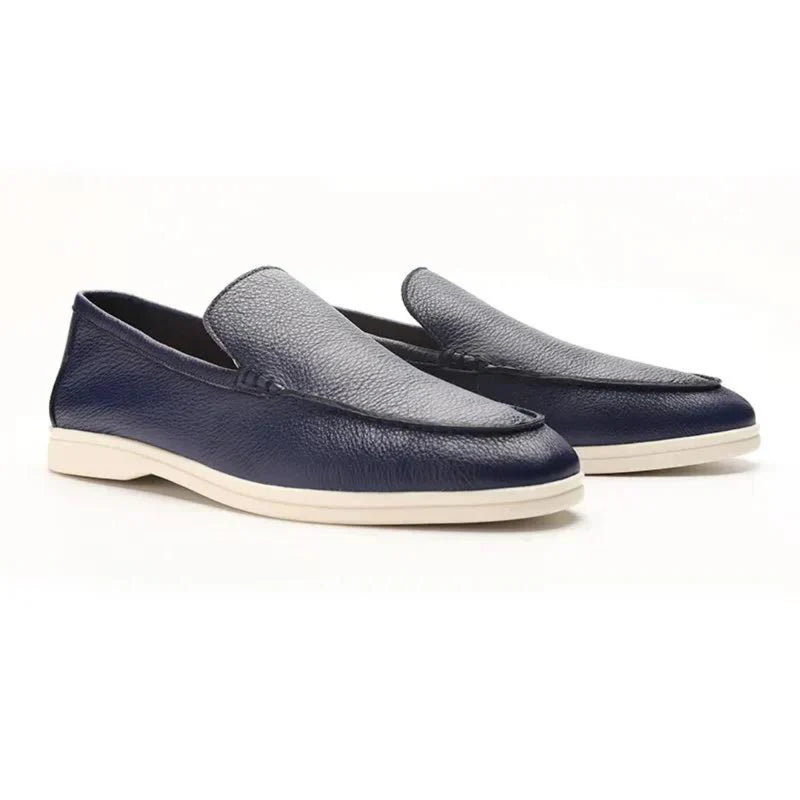 Levoire | Cuir Marinebleu Mocassins Marine bleu