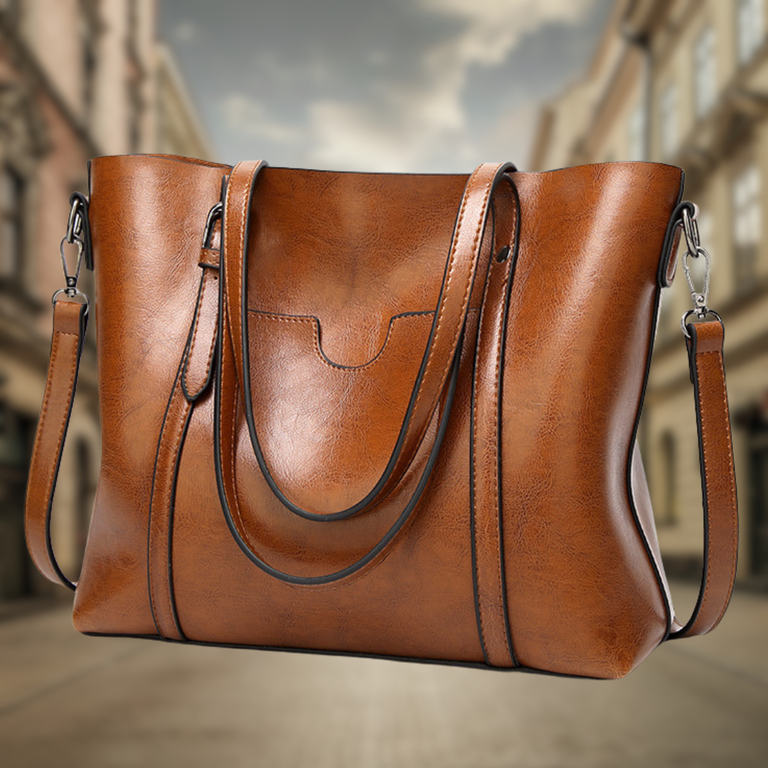 Levoire | Sac élégant en similicuir Marron