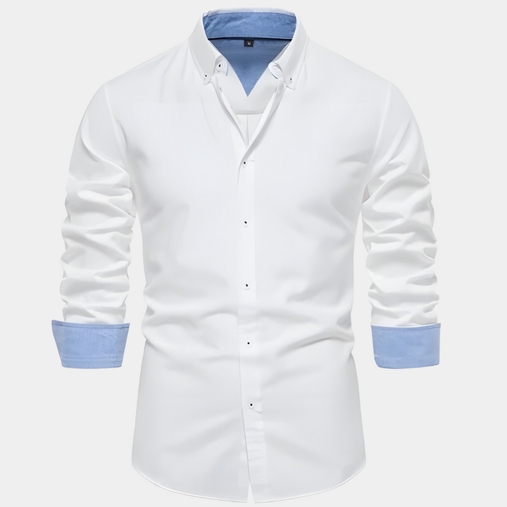 Levoire | Élégante Chemise à Manches Longues Blanc