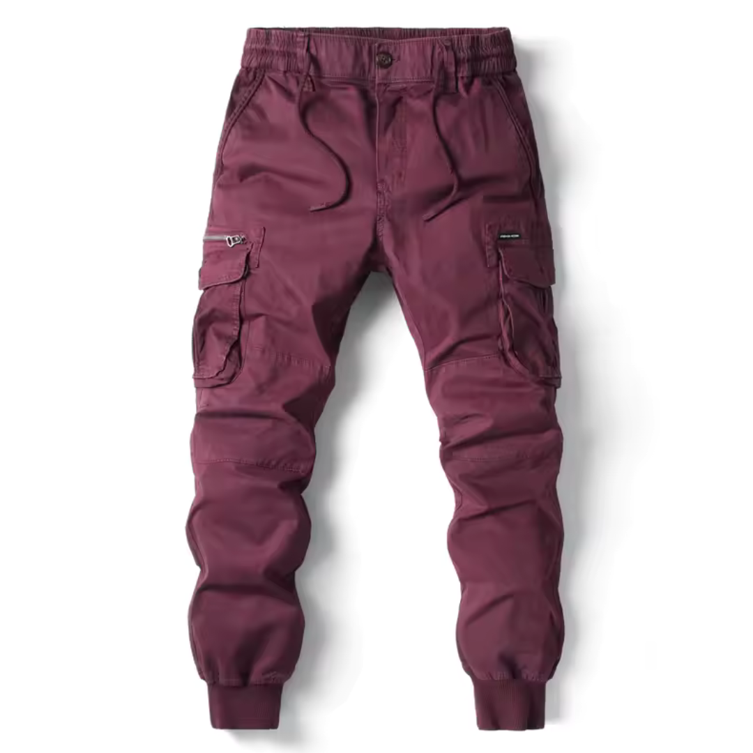Levoire | Pantalons Cargo Pour Hommes Rot