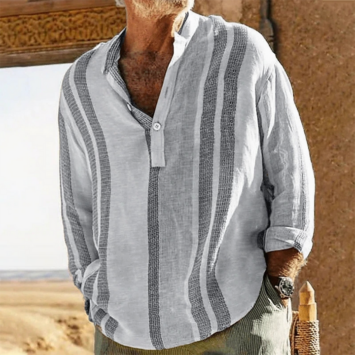 Levoire | Chemise D'Été Pour Hommes Gris