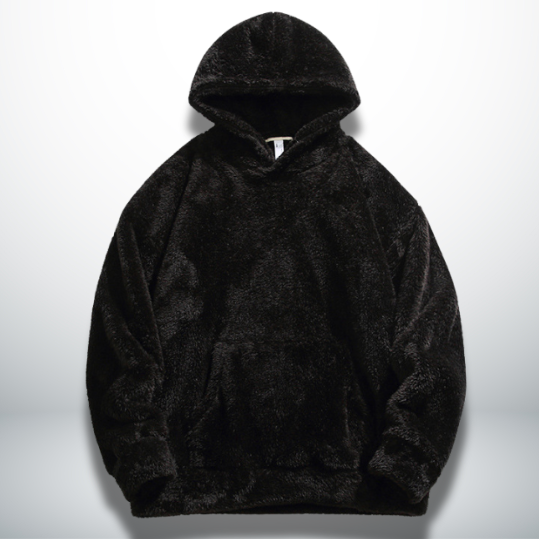Levoire | Sweatshirt chaud et doux oversize unisexe Nero
