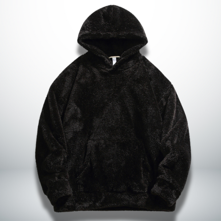 Levoire | Sweatshirt chaud et doux oversize unisexe Nero