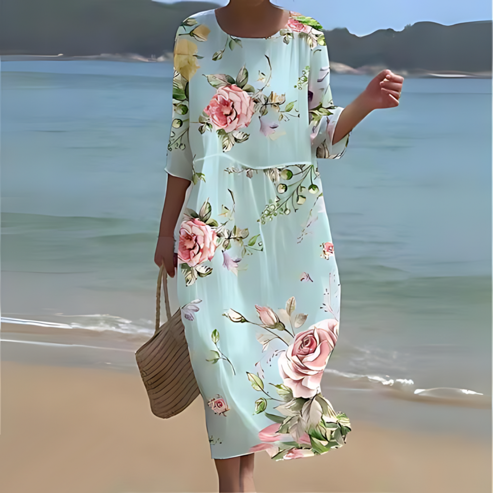 Levoire | Élégance Intemporelle Robe Bleu