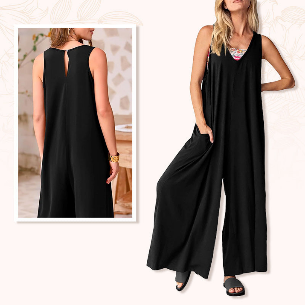 Levoire | Notre Combinaison Classique Encolure En V Noir