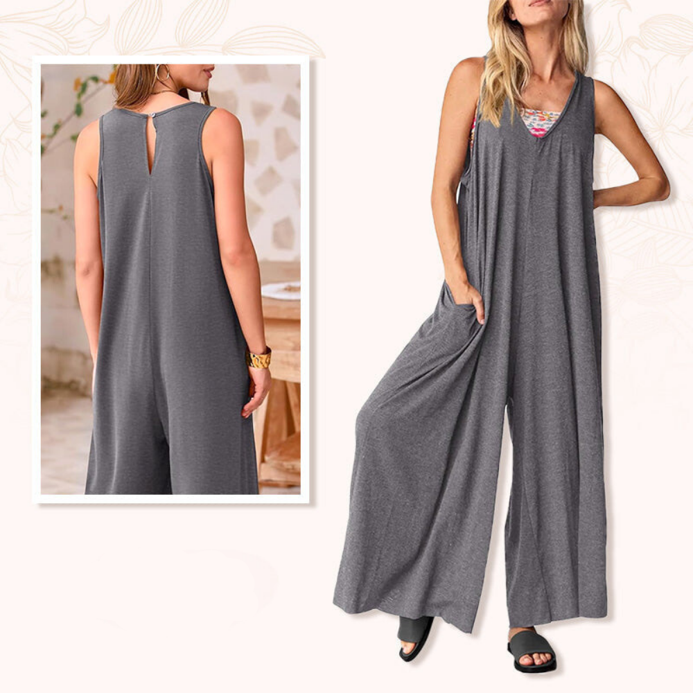 Levoire | Notre Combinaison Classique Encolure En V Gris