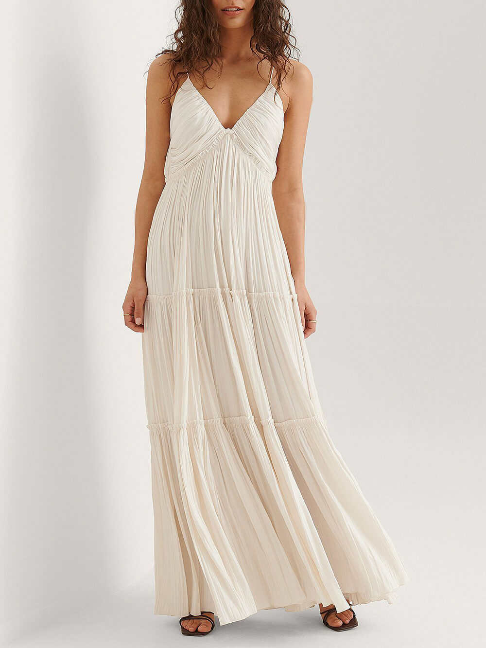 Levoire | Robe Maxi Plissé