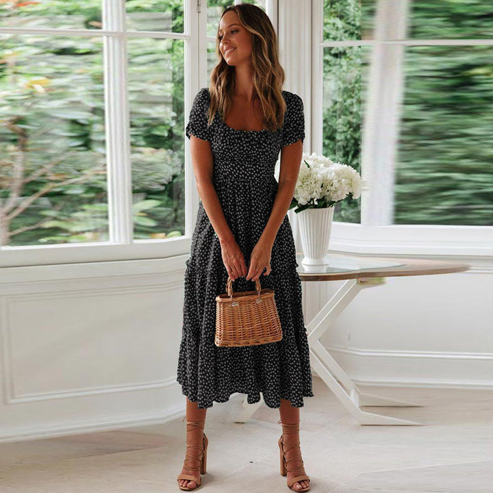 Levoire | Robe Bohème Confortable Rouge