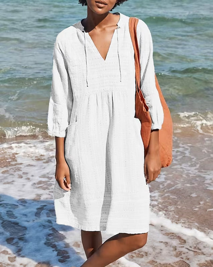 Levoire | Robe avec poche Blanc