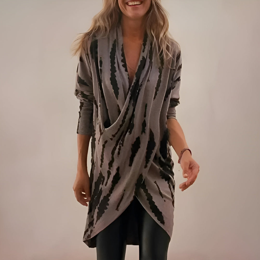 Levoire | Tunique Luxe Avec Col En V Et Coupe Ample