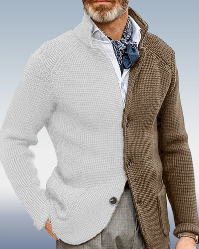 Levoire | Veste De Bureau Stylée Pour Hommes Avec Col Montant Manches Longues