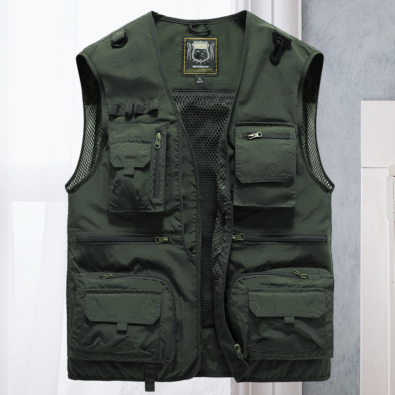 Levoire | Robe V Classique Automne Vert foncé militaire