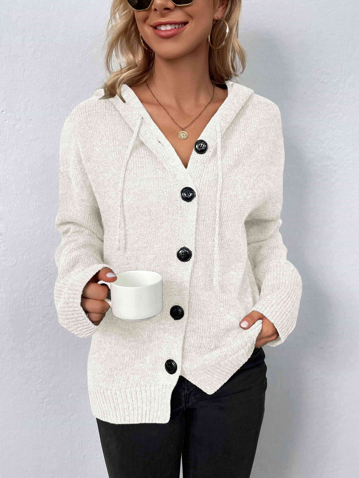 Levoire | Sweat À Capuche À Manches Longues Pour Femmes Élégantes Blanc
