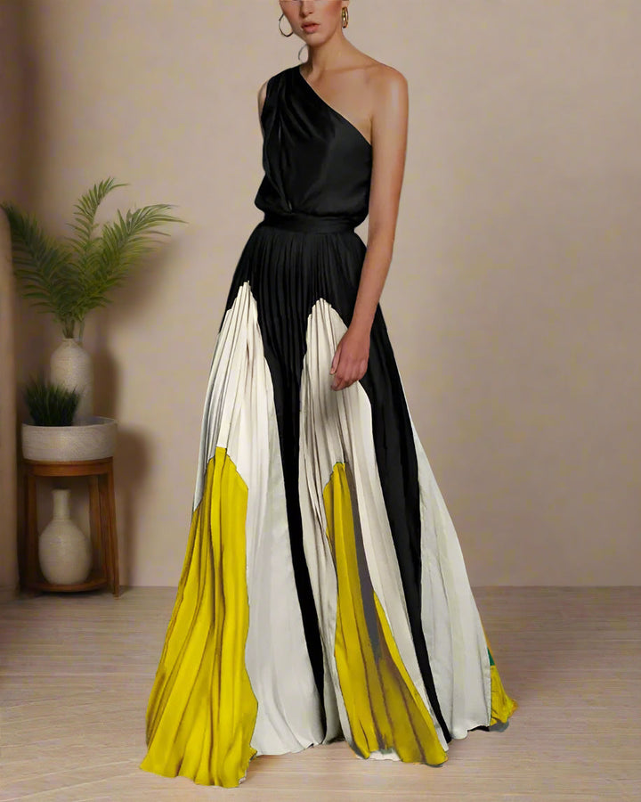 Levoire | Robe Longue Avec Un Design Sans Épaule Pour Un Look Chic Et Moderne