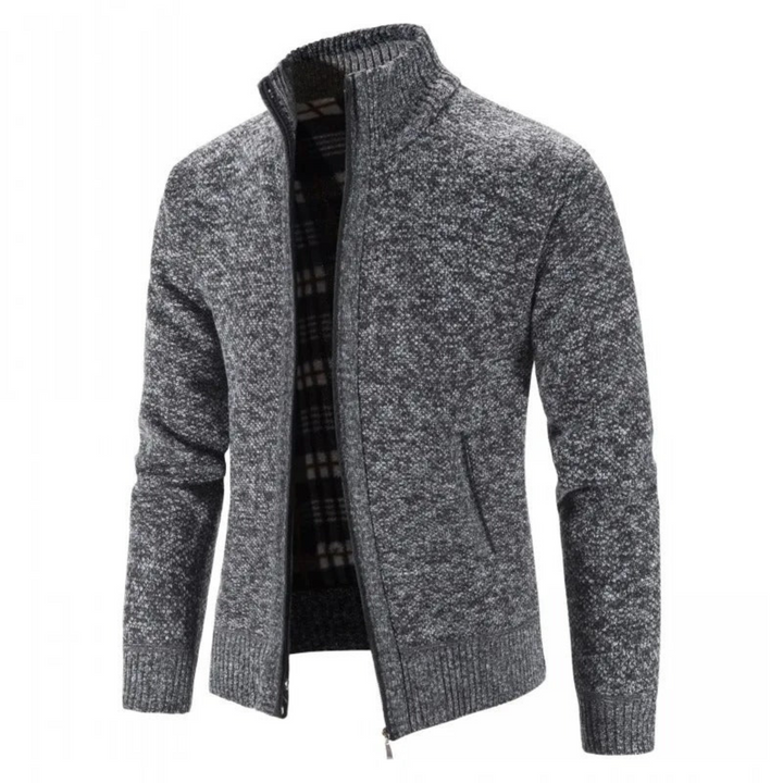 Levoire | Veste En Tricot Chaude Pour Hommes Gris foncé