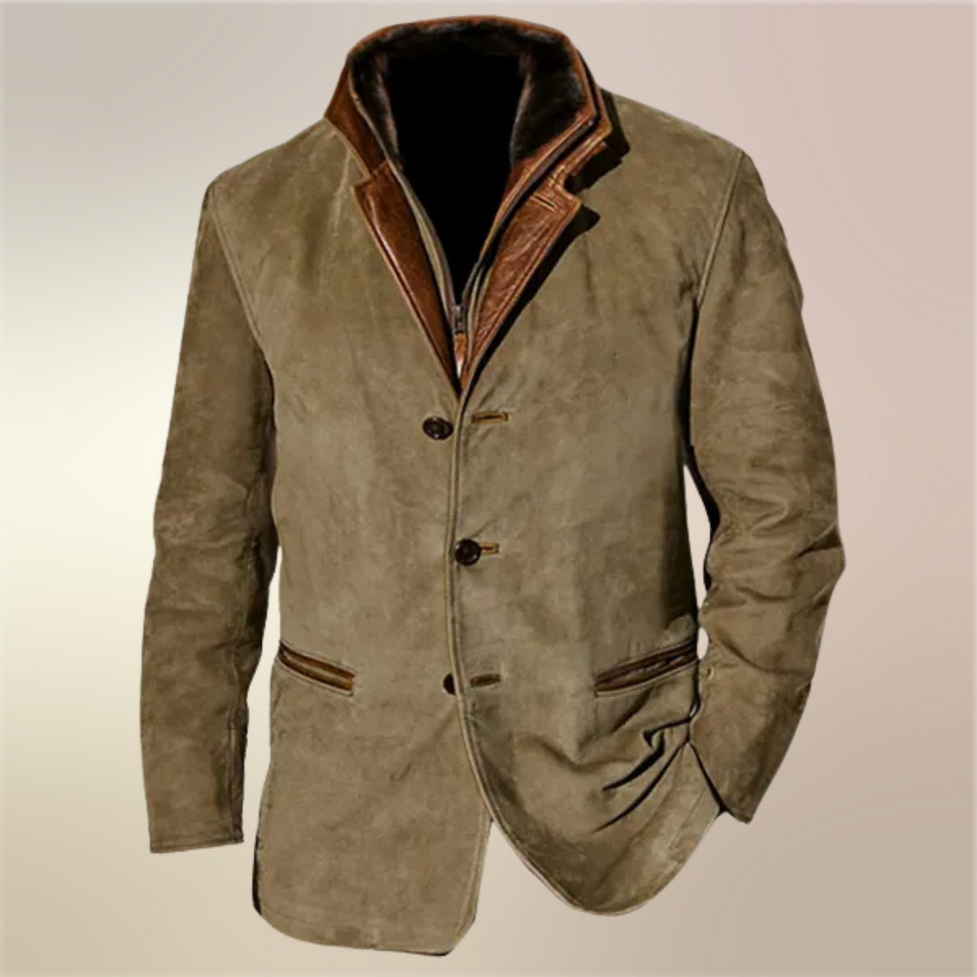 Levoire | Veste rétro pour hommes Veste vintage élégante pour hommes 2XL