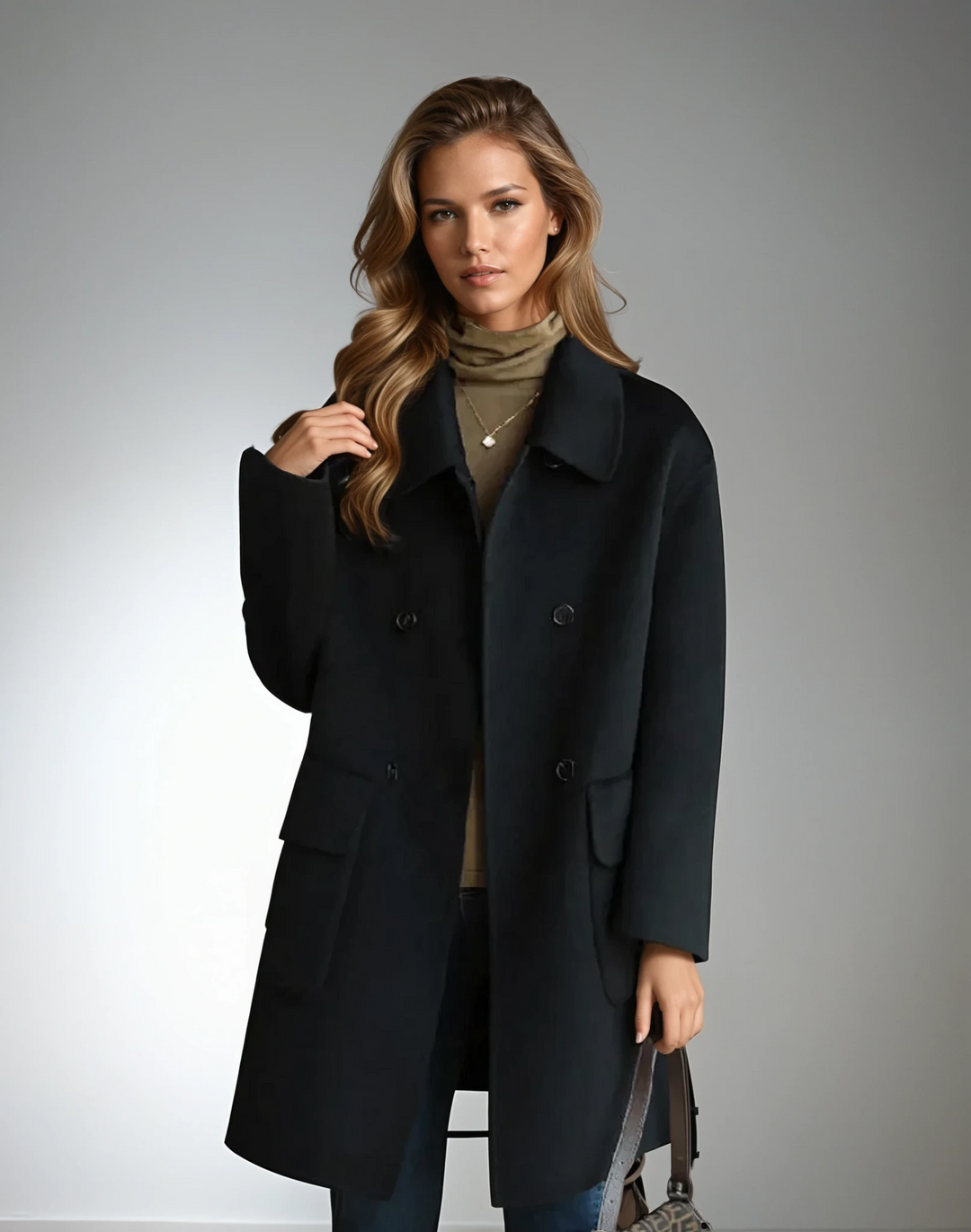 Levoire | Manteau Élégant Et Confortable Pour Toutes Les Occasions Noir