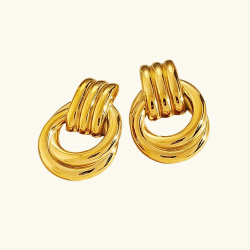 Levoire | Boucles D'Oreilles Empilées Or Et Argent