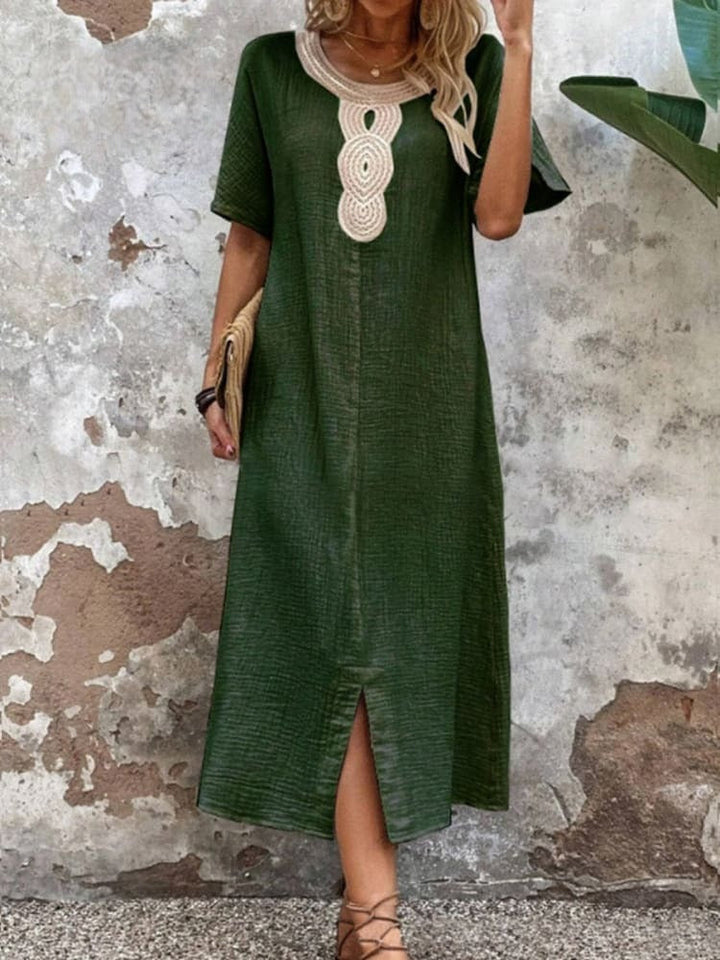 Levoire | Robe unie pour femme Vert
