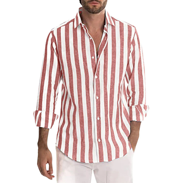 Levoire | Chemise En Lin Rayée Rosa