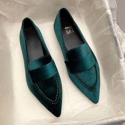 Levoire | Chic Pointy Shoes With A Good Fit Vert
