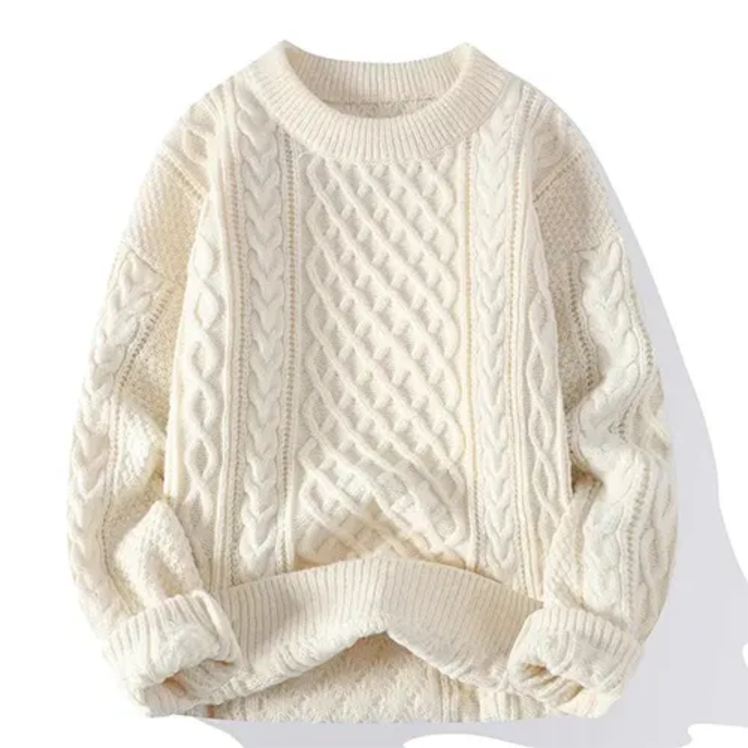 Levoire | Pull homme chaud Cremewhite