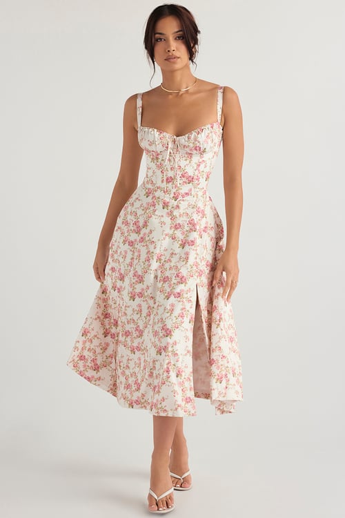 Levoire | Robe élégante à motifs floraux