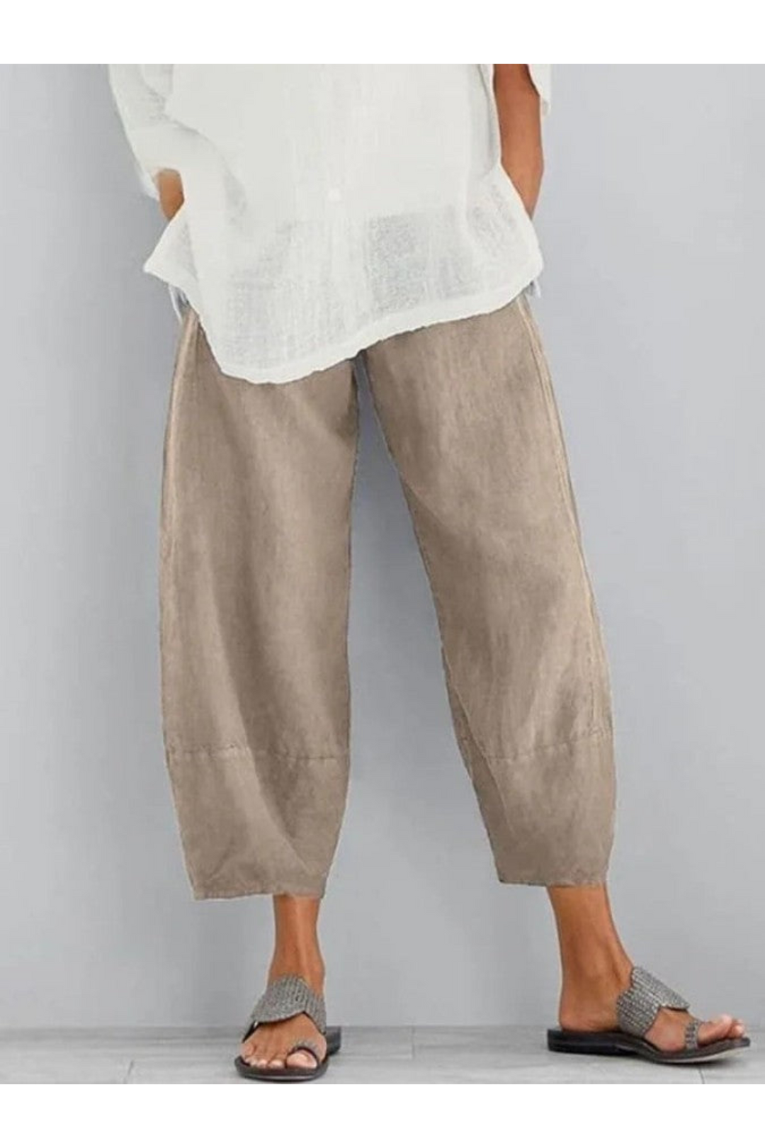 Levoire | Pantalon Confortable FR Femmes FR Le Look Détendu Khaki