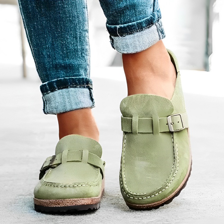 Levoire | Sandales Mocassins Vert clair