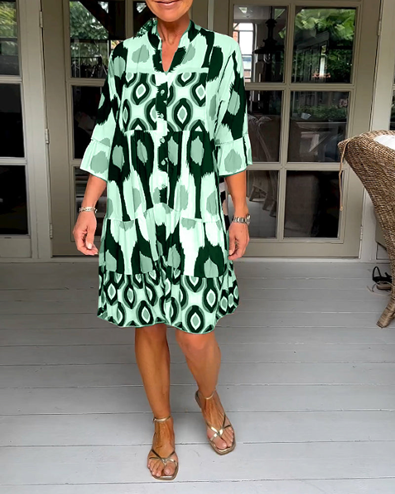 Levoire | Robe imprimée Vert