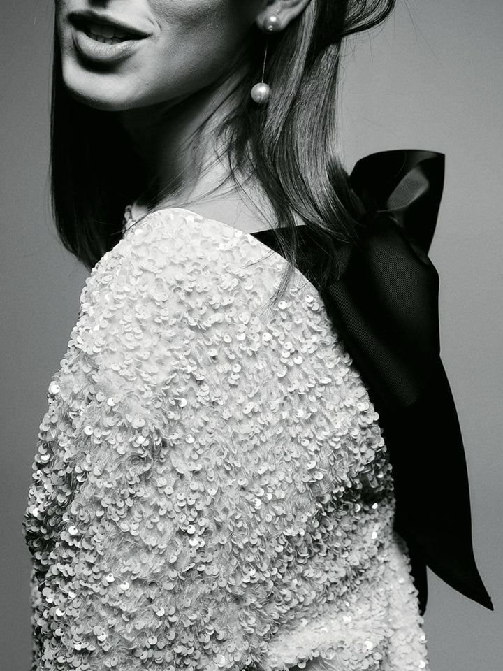 Levoire | Robe Nœud À Paillettes