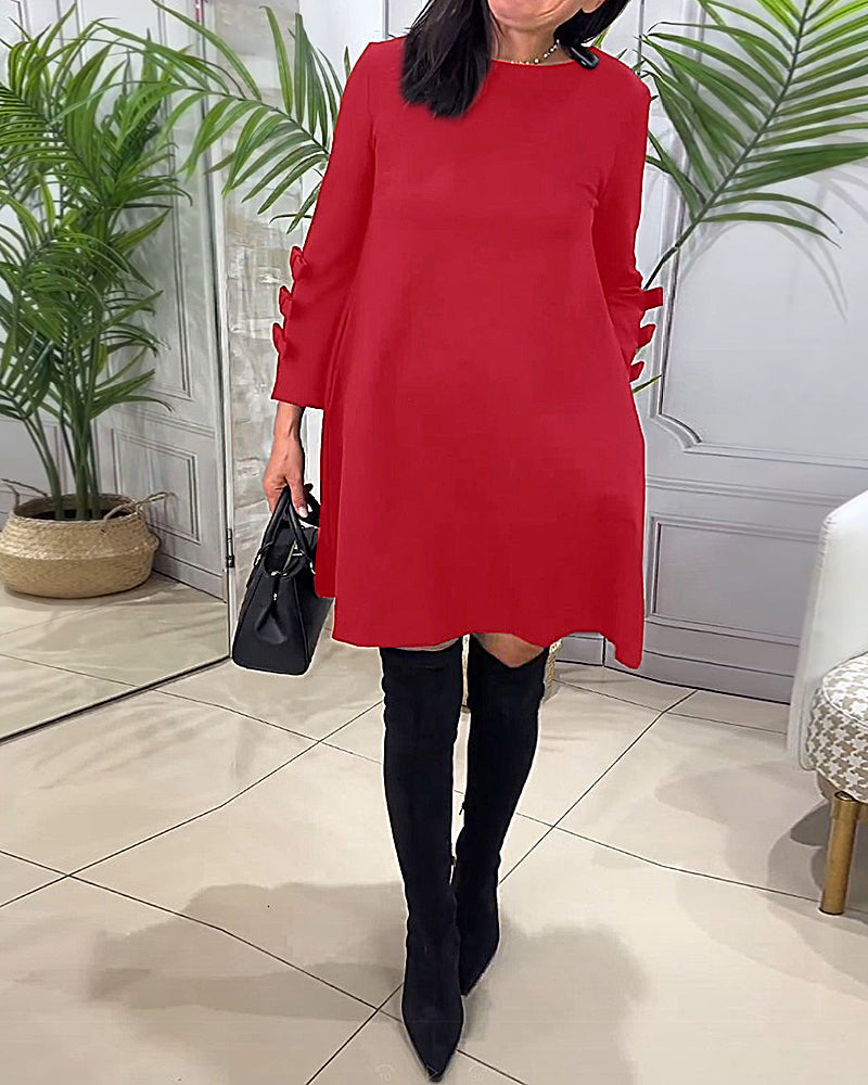 Levoire | robe d'hiver ample et intemporelle Rouge