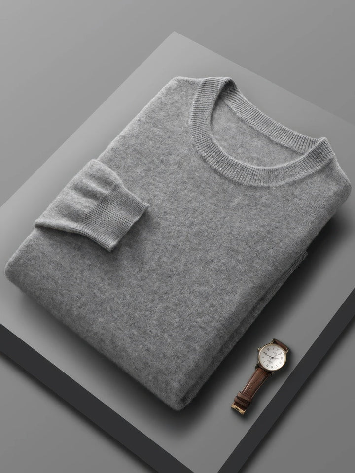 Levoire | Pull À Col Roulé Pour Hommes Avec Un Design Classique Moderne Gris