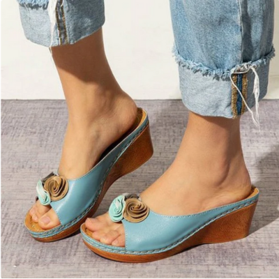 Levoire | Sandales compensées en cuir