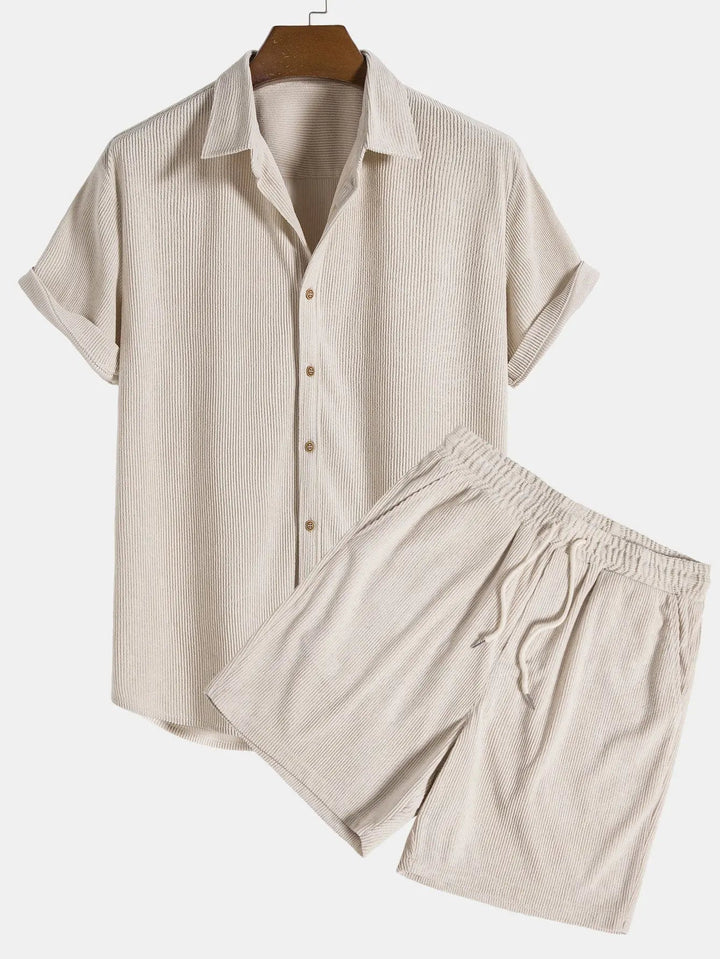 Levoire | Vieille Monnaie Ensemble D'Été Décontracté Beige